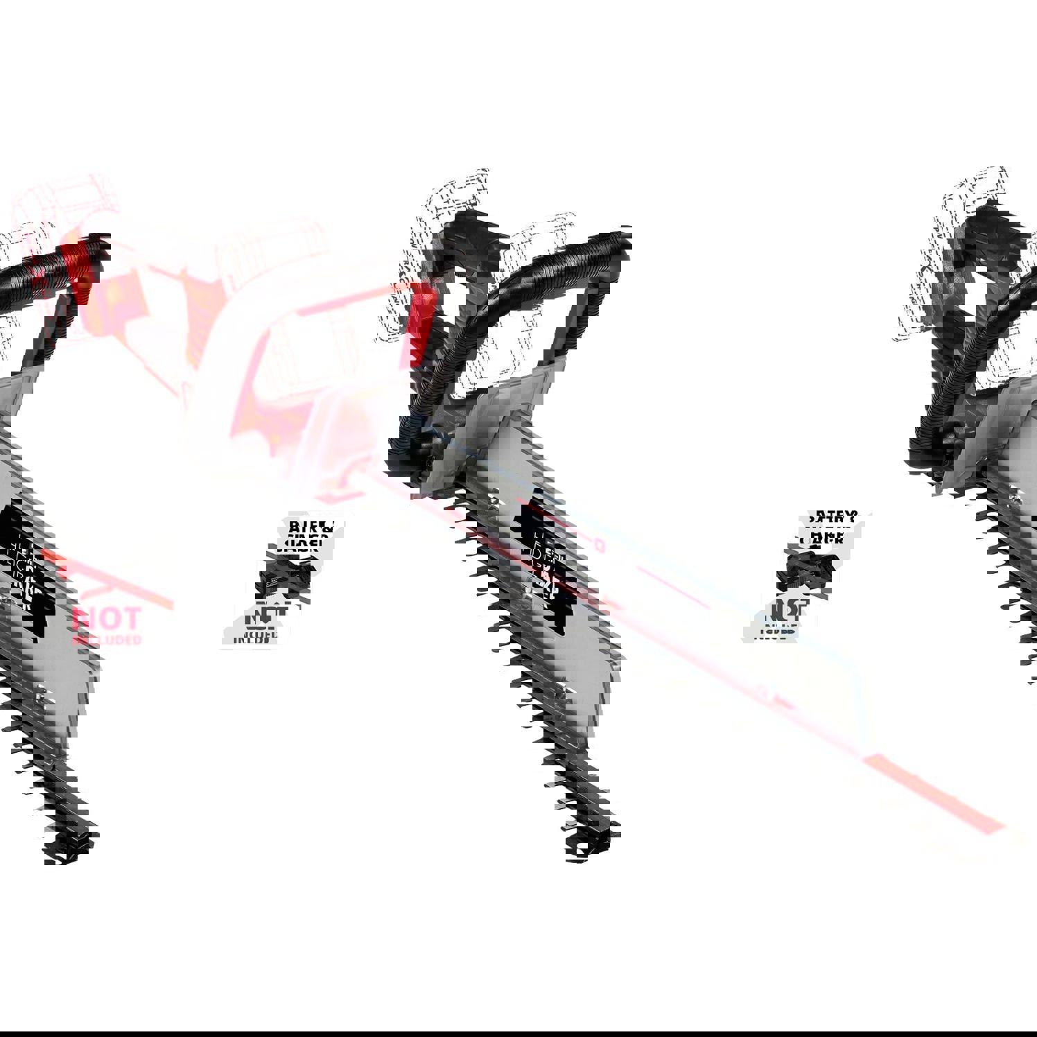 Einhell - GE-CH 36/61 Li-Solo - Heckenschere - 670 mm Schwertlänge, Akku betrieben