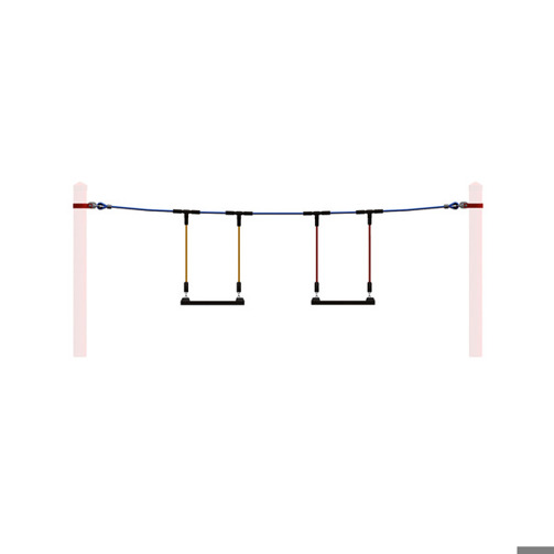 Huck Seilspielgeräte - Seilspielgeräte Haiger - Schaukelsitze - Geringe Fallhöhe 45 cm, ab 2 Jahren