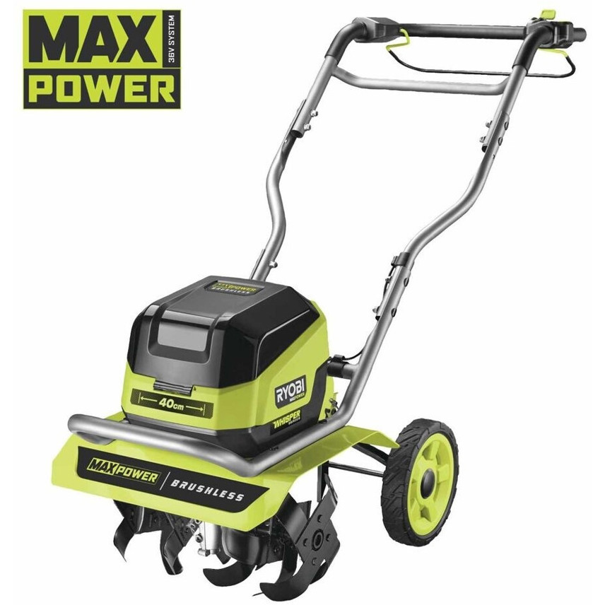 Ryobi - RY36CVXA-0 - Akku-Motorhacke - 36V, 40 cm Arbeitsbreite, Elektrostart