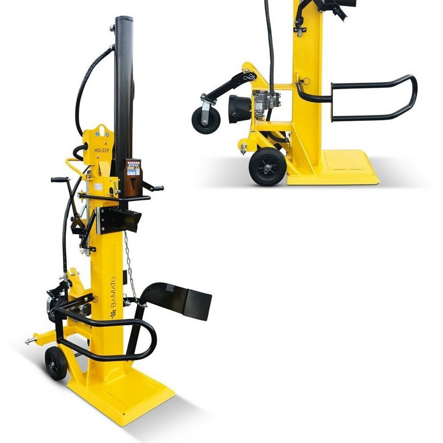 BAMATO - HO-22P - Zapfwellen-Holzspalter - 22 t Spaltdruck, 110 cm Spaltlänge, 20 PS Leistung