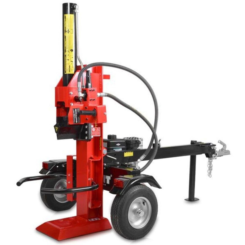 Hecht - 6422 - Holzspalter - 22 t Spaltdruck, 4,9 kW Leistung, liegend/stehend