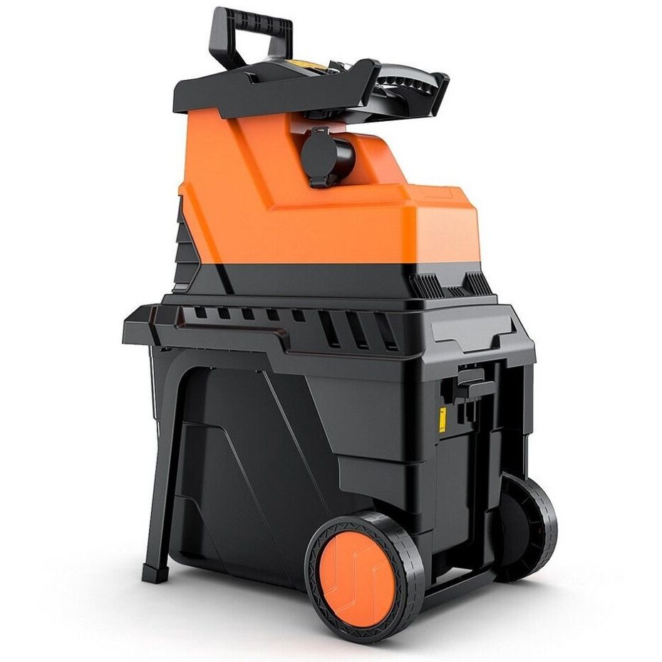 Dovaman - Gartenhäcksler - Häcksler - 2800 W, 4,5 cm Aststärke, 50 L Fangsackvolumen