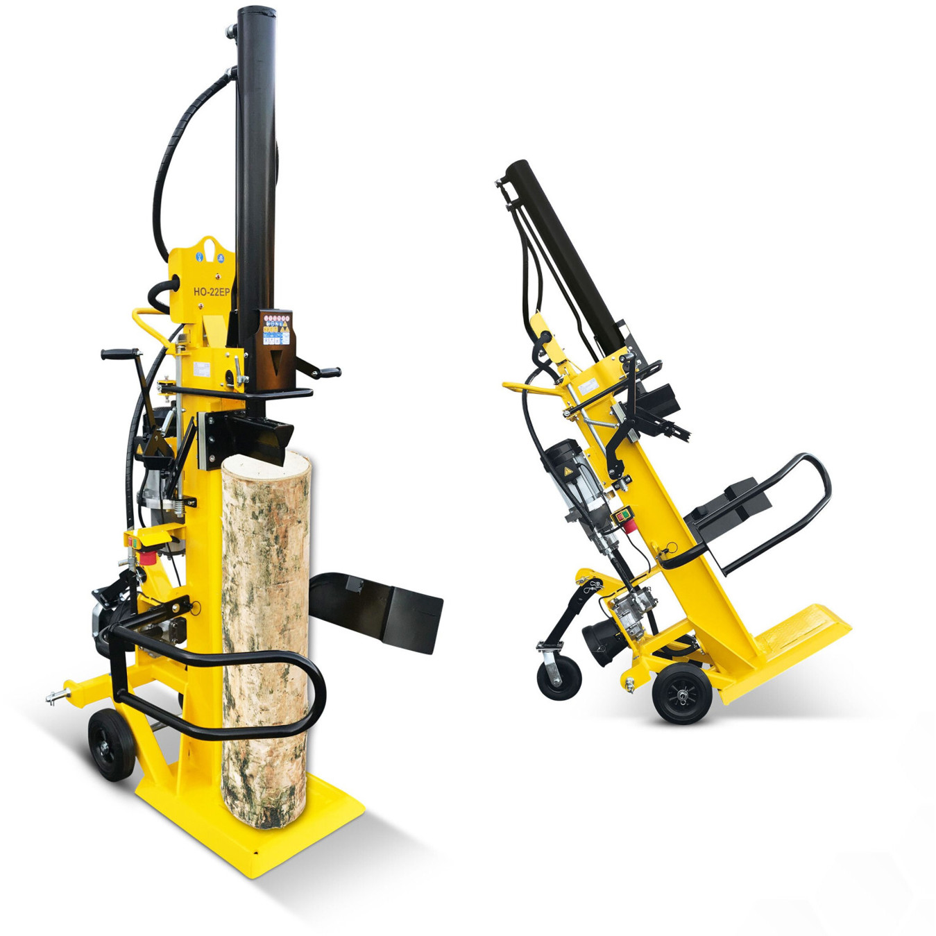 BAMATO - HO-22EP - Holzspalter - 22 t Spaltdruck, 5,1 kW Leistung, 110 cm Spaltgutlänge