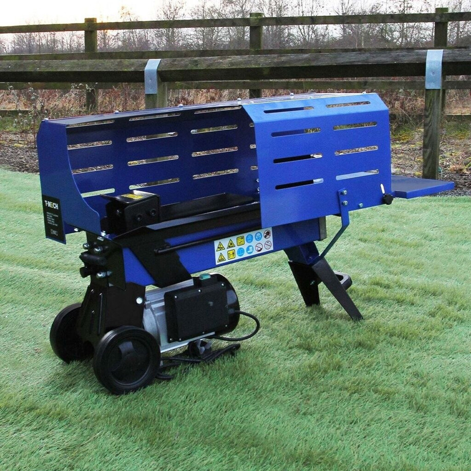 MonsterShop - Holzspalter - Elektro-Holzspalter - 5 t Spaltdruck, 4 Liter Öltank