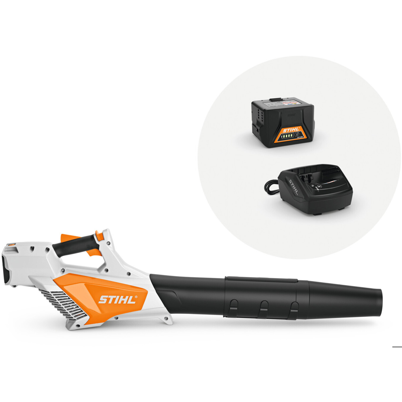 Stihl - BGA 57 - Akku-Laubbläser - 620 m³/h, 198 km/h, 22 min Akkulaufzeit
