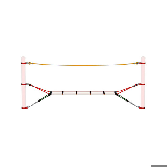 Huck Seilspielgeräte - Strickleiter - Kletteranlagen - geringe Fallhöhe, für Kinder ab 2 Jahren