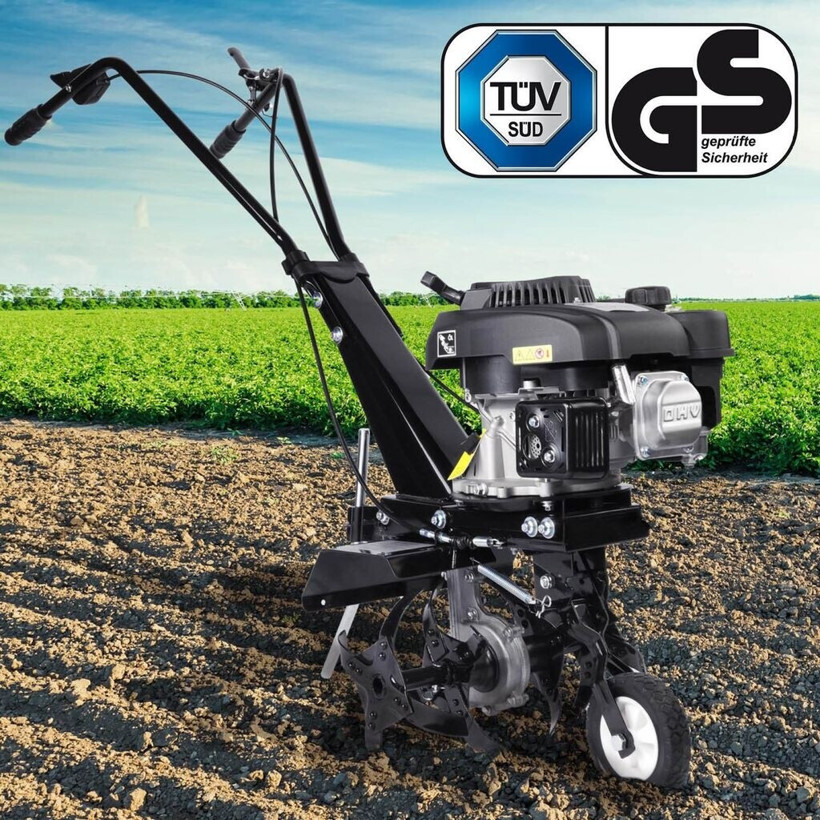 Brast - AF5500s - Benzin-Motorhacke - 4,4 kW, 30 cm Arbeitstiefe, Transportrad
