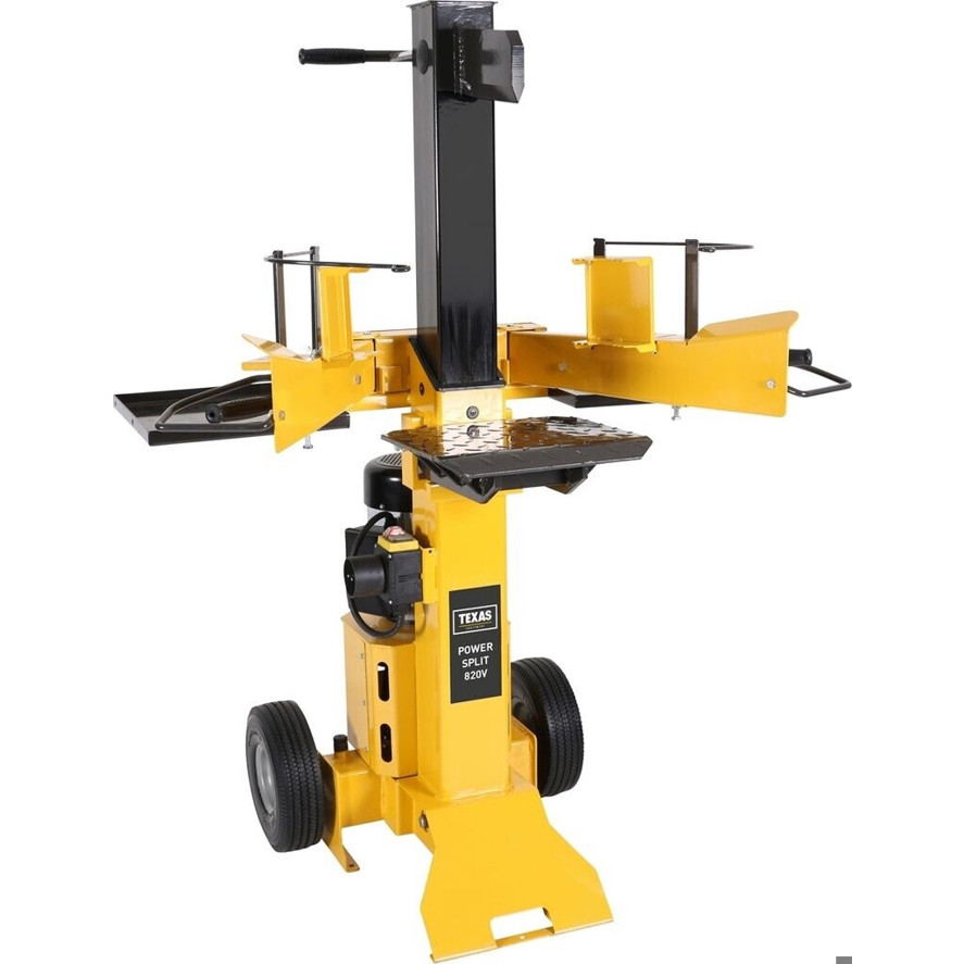Texas - Split 820V - Elektro-Holzspalter - 8 t Spaltdruck, 50 cm Spaltgutlänge, 230 V Betriebsspannung