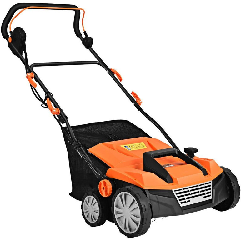 Costway - Elektro Vertikutierer - QF3637PQ-AD - Vertikutierer - 1800W, 38 cm Arbeitsbreite