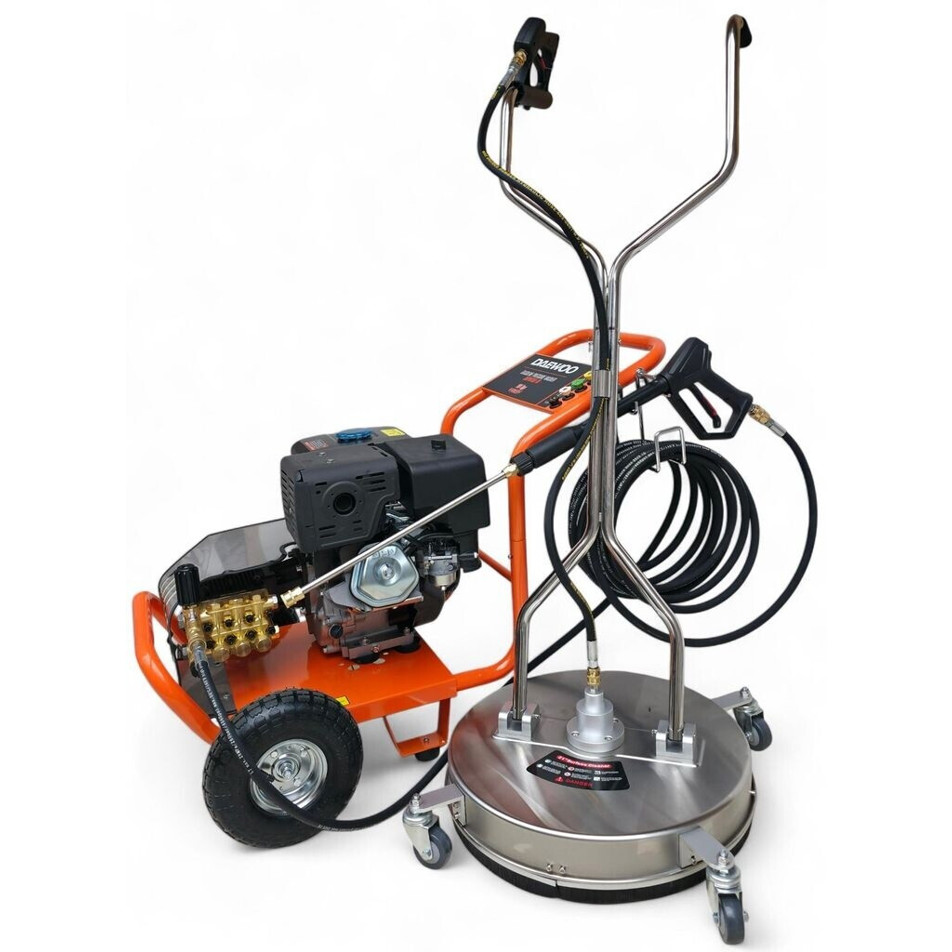 Daewoo - Benzin Hochdruckreiniger - Kaltwasser-Hochdruckreiniger - 15 PS, 250 bar, 10 m Schlauchlänge