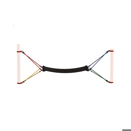 Huck Seilspielgeräte - Haiger Einzelelement - Gummihängematte - geringe Fallhöhe, für Kinderkrippen u. Kindergärten