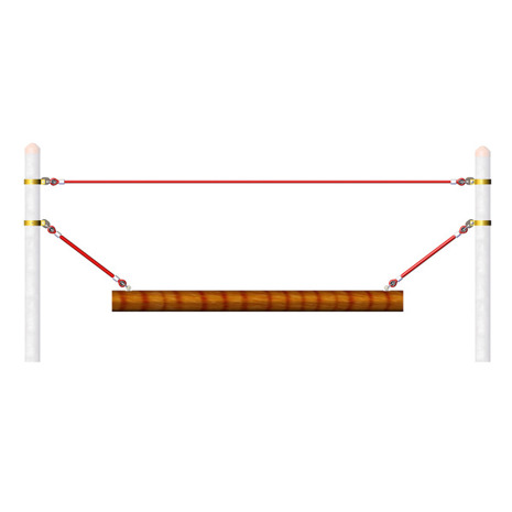 Huck Seilspielgeräte - Wackelbalken - Kletteranlagen - geringe Fallhöhe, für Kinder ab 2 Jahre