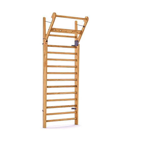 NOHrD - WallBars Kirsche - Kletteranlage - Wandbefestigung, Holz, 120 kg Last