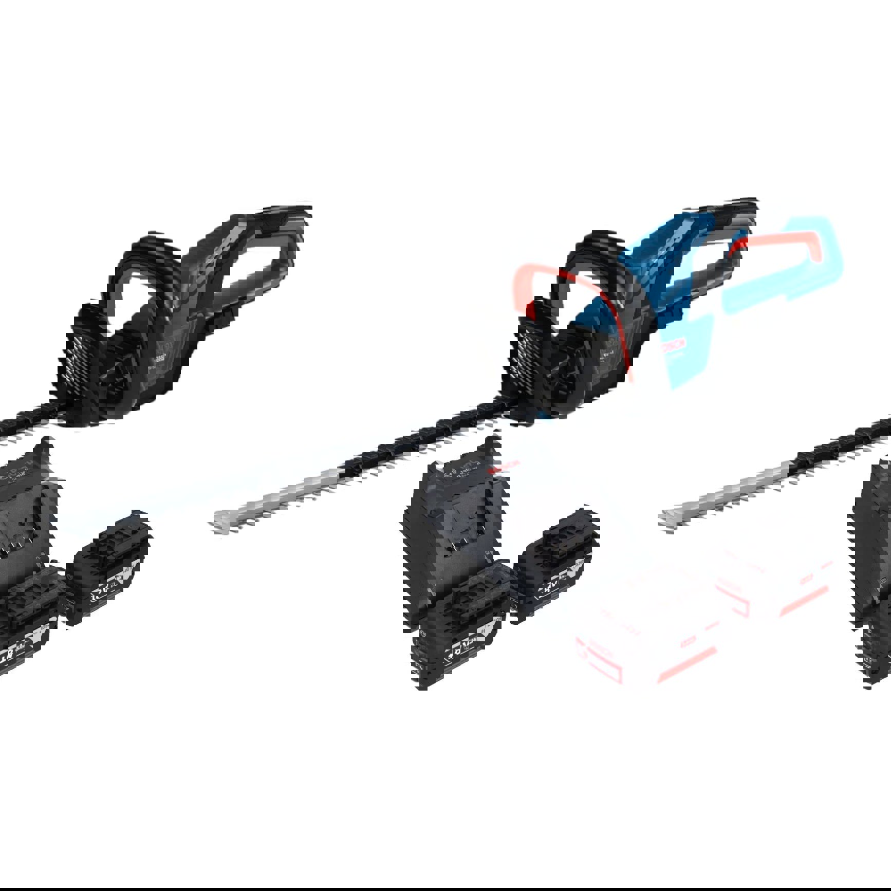 Bosch Professional - Akku Heckenschere - GHE 18V-50 - Heckenscheren - 50 cm Messerlänge, bürstenloser Motor, Anti-Blocking System