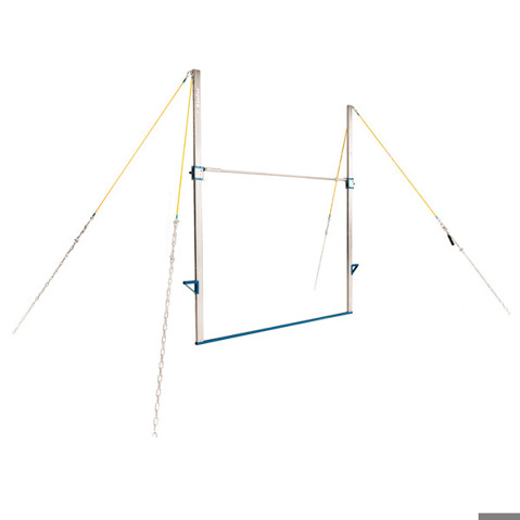 Bänfer - Reck Vario - Turngerät - Höhenverstellung 95-275 cm, Aufstiegshilfe