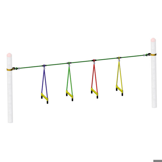 Huck Seilspielgeräte - Strickleitersprossen - Kletteranlagen - Bis 100 cm Fallhöhe, Ab 2 Jahren