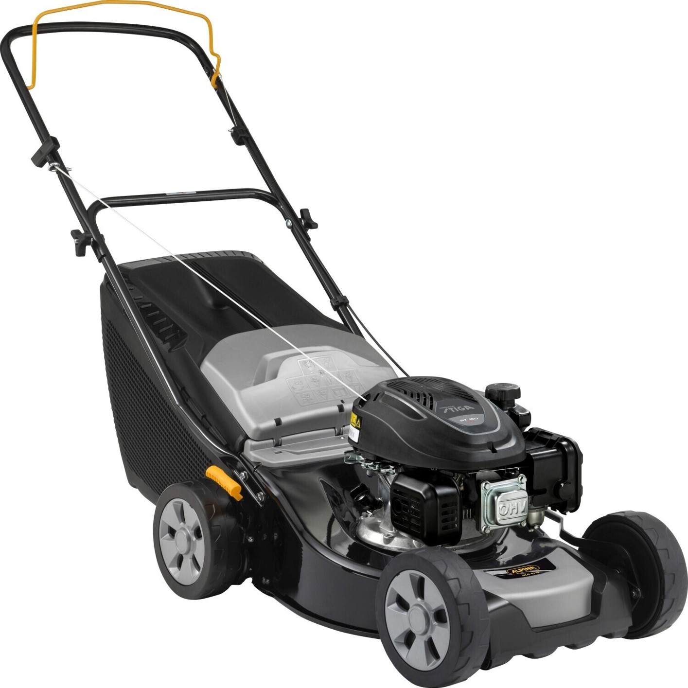 Alpina - AL4 - 41 A - Rasenmäher - 60 Liter Fangkorb, 123 ccm Hubraum, bis 1.000 m²