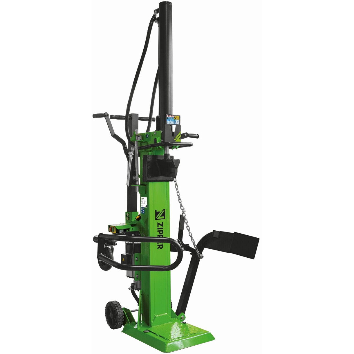 Zipper - Holzspalter - ZI-HS12TN - Elektro-Holzspalter - 12 t Spaltdruck, 400 V, stehend