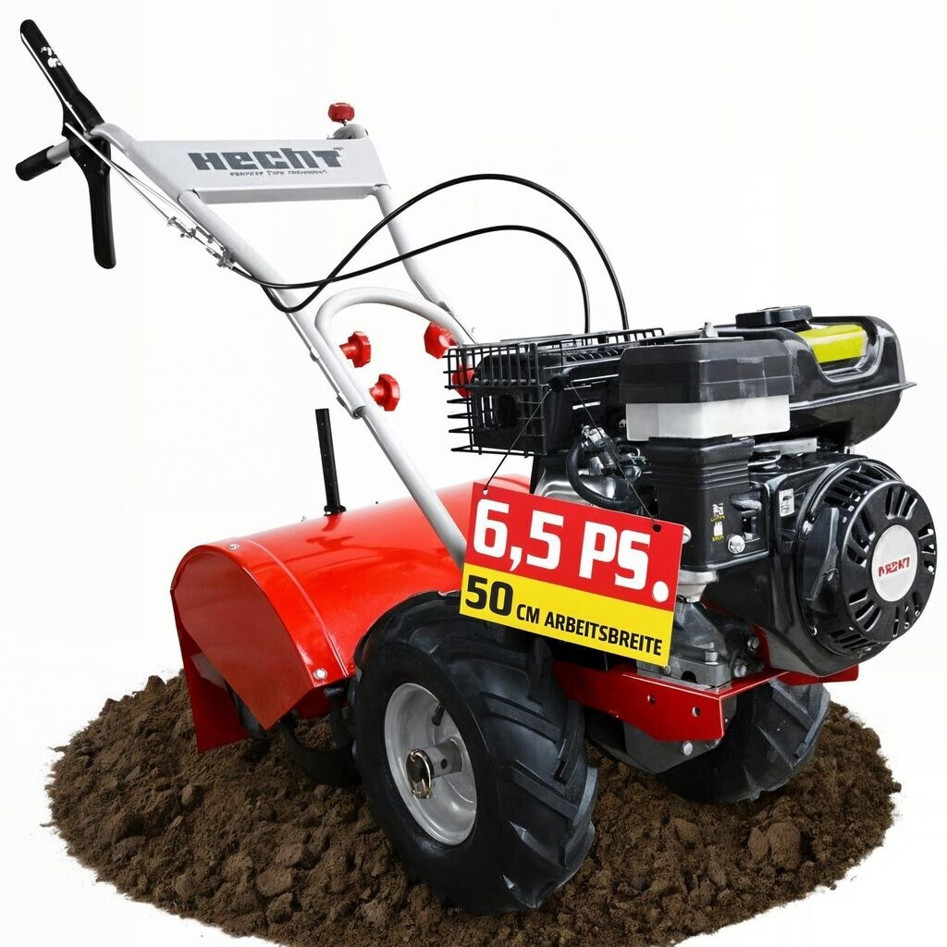 Hecht - Motorhacke - 750 - Motorhacken - 6,5 PS, 50 cm Arbeitsbreite, 68 kg