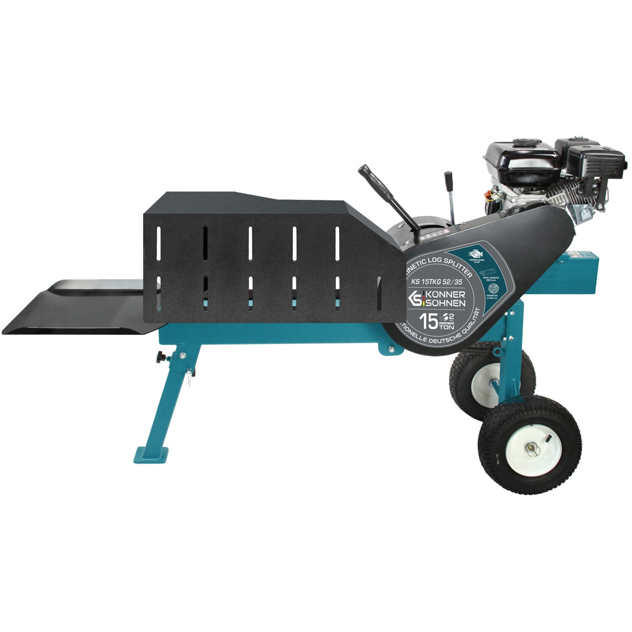 Könner & Söhnen - Benzin-Holzspalter - KS 15TKG 52/35 - liegend, 15 t Spaltdruck