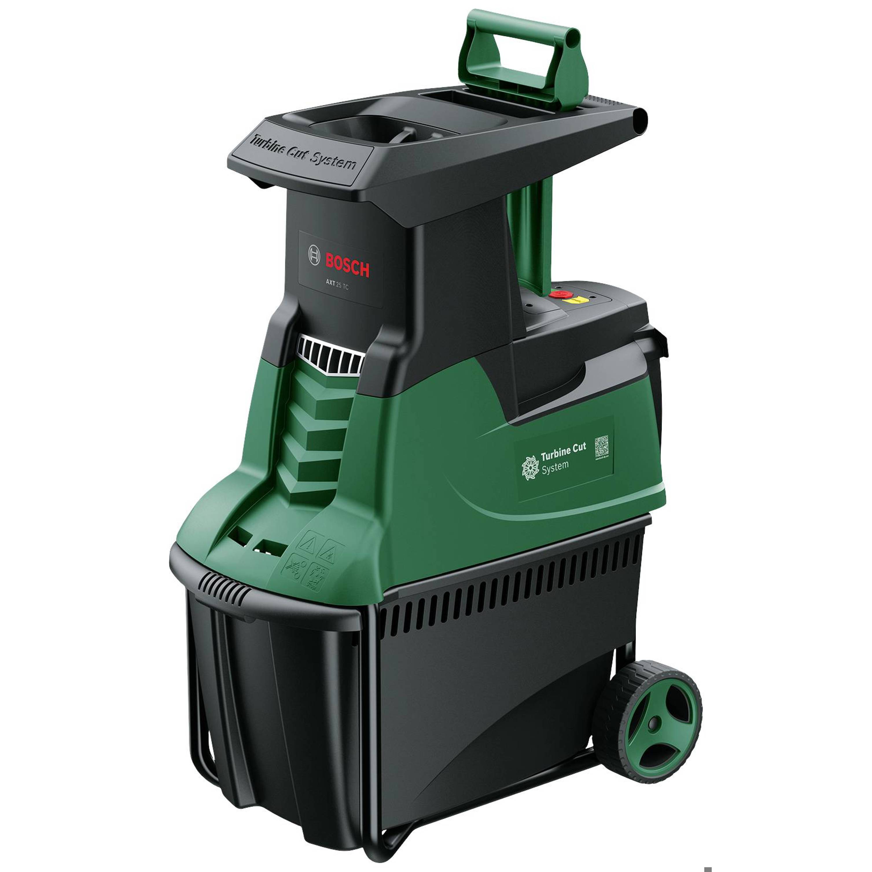 Bosch Home and Garden - AXT 25 TC - Messer-Häcksler - 2500W Leistung, 45mm Ast-Ø, 53l Auffangbehälter