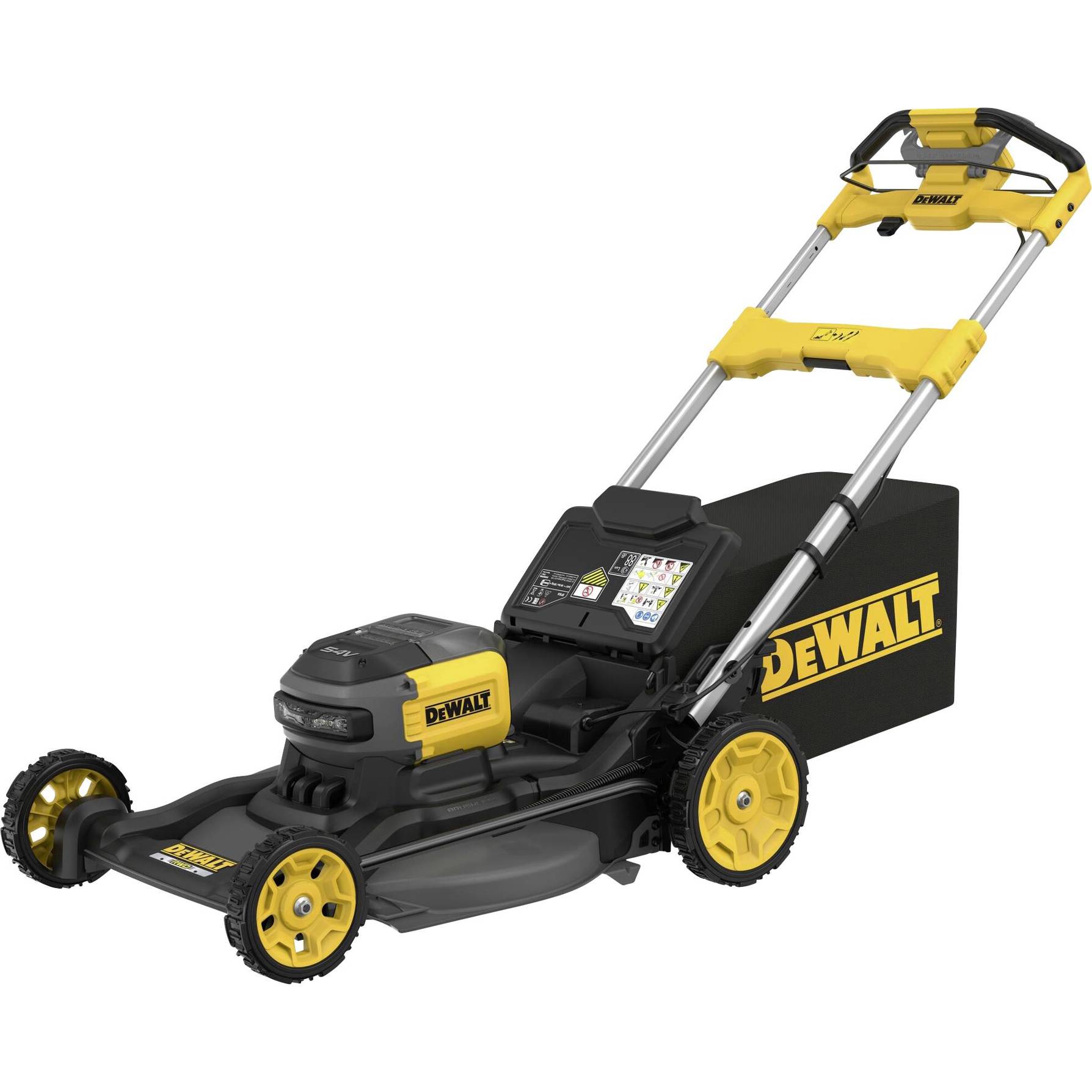 DEWALT - Akku-Rasenmäher - DCMWSP660N-XJ - Rasenmäher - 530 mm Schnittbreite, 67 l Auffangbehälter, 54V