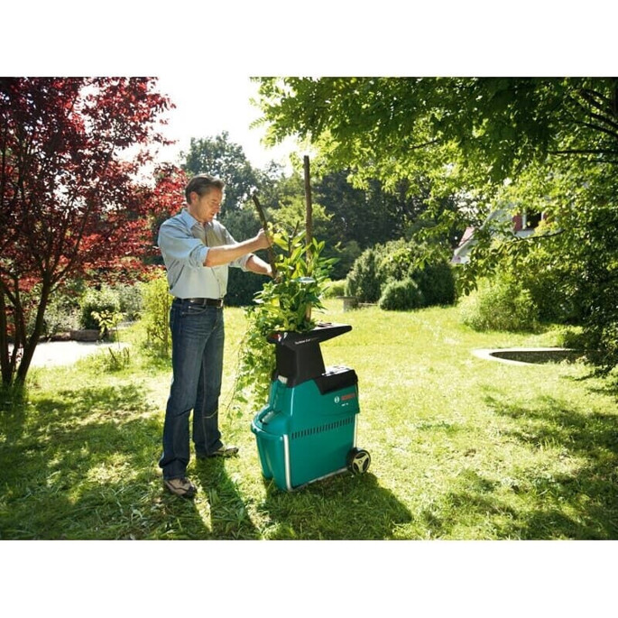 Bosch - AXT 25 TC - Elektro-Häcksler - Turbine-Cut-Schneidwerk, 2500 Watt
