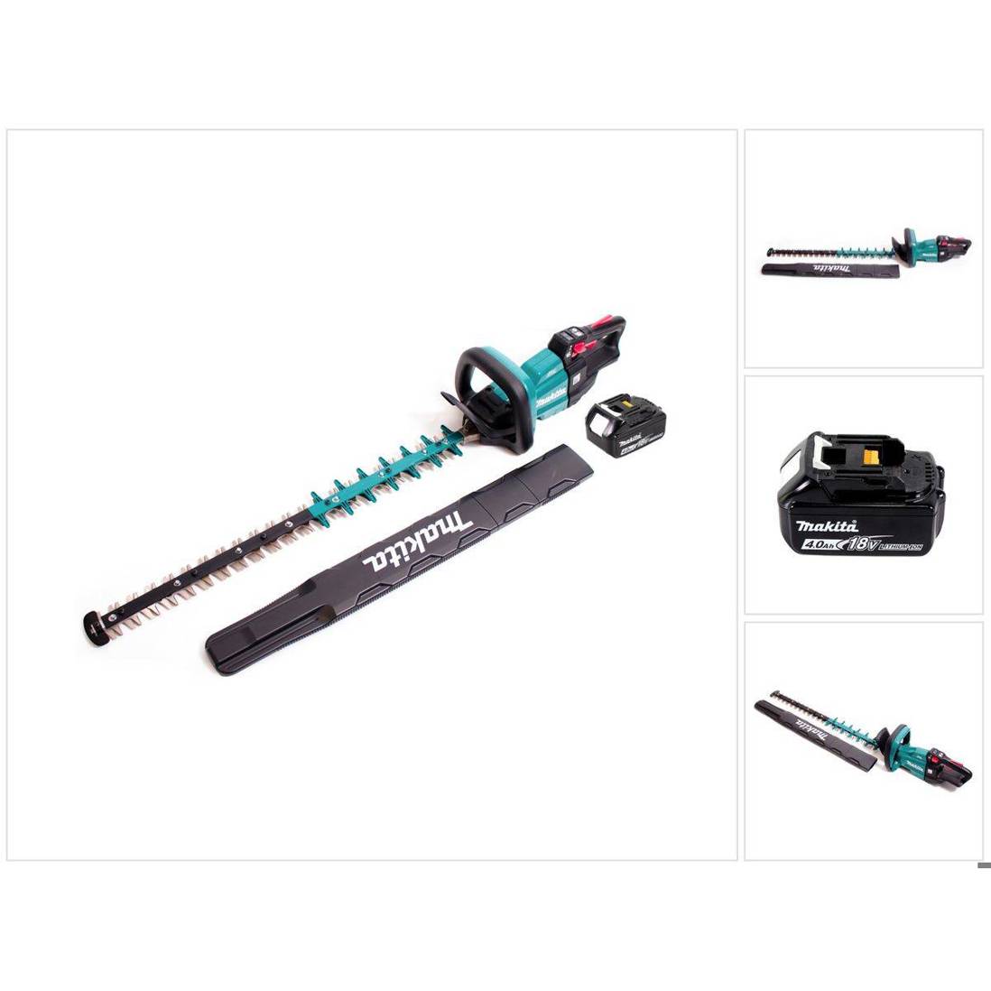 Makita - Akku Heckenschere - DUH 751 M1 - Bürstenloser Motor, 75 cm Schnittlänge, Inkl. 4,0Ah Akku