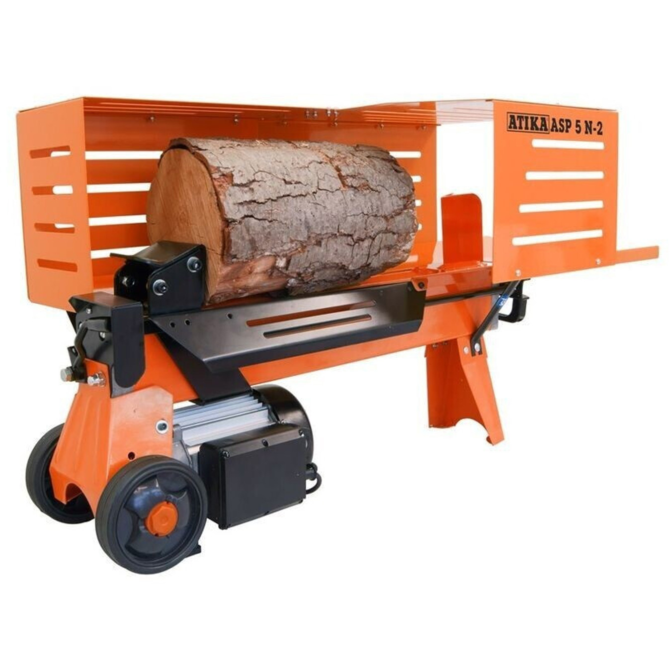 Atika - ASP 5 N-2 UG - Elektro-Holzspalter - 5 t Spaltdruck, Transporträder