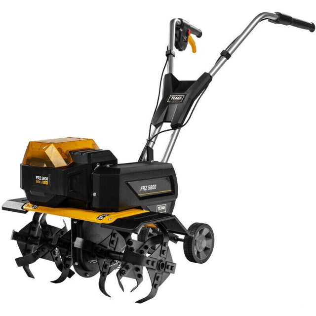 Texas - FRZ5800 - Akku-Motorhacke - 800 W, Elektrostart, 60 cm Arbeitsbreite