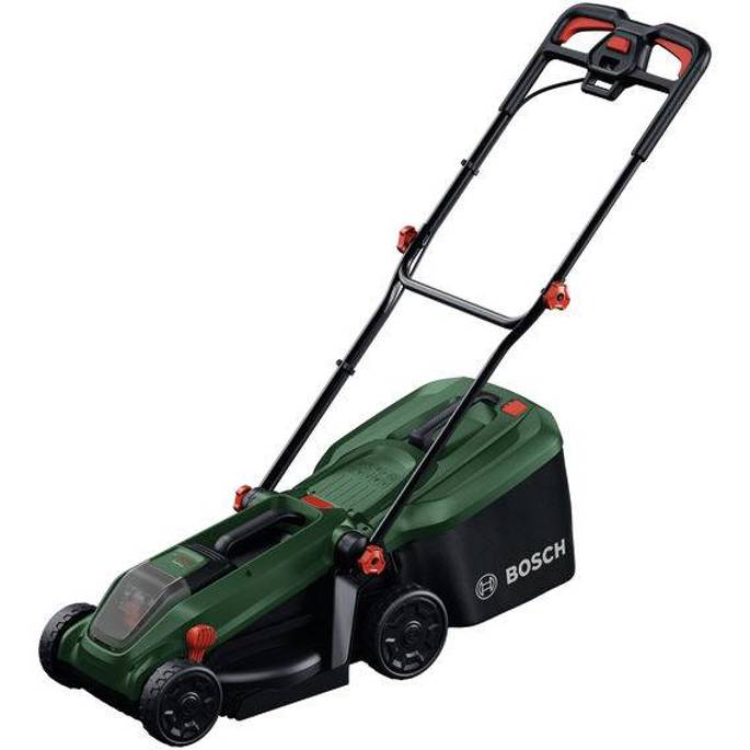 Bosch Home and Garden - ROTAK18V-32 - Akku-Rasenmäher - 32 cm Schnittbreite, bürstenloser Motor, Mulchfunktion
