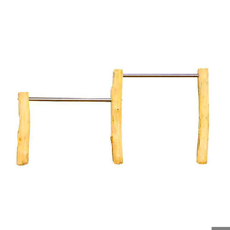 Baumann+Trapp - Reckanlage "2-fach" - Kletteranlagen - 2 Reckhöhen, für öffentliche Spielplätze