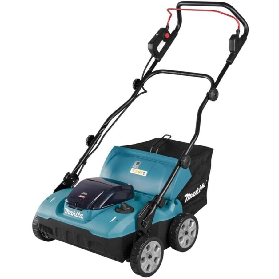 Makita - Akku-Vertikutierer - Vertikutierer - 38 cm Arbeitsbreite, 50 L Fangkorbvolumen, mit 2 x Akku