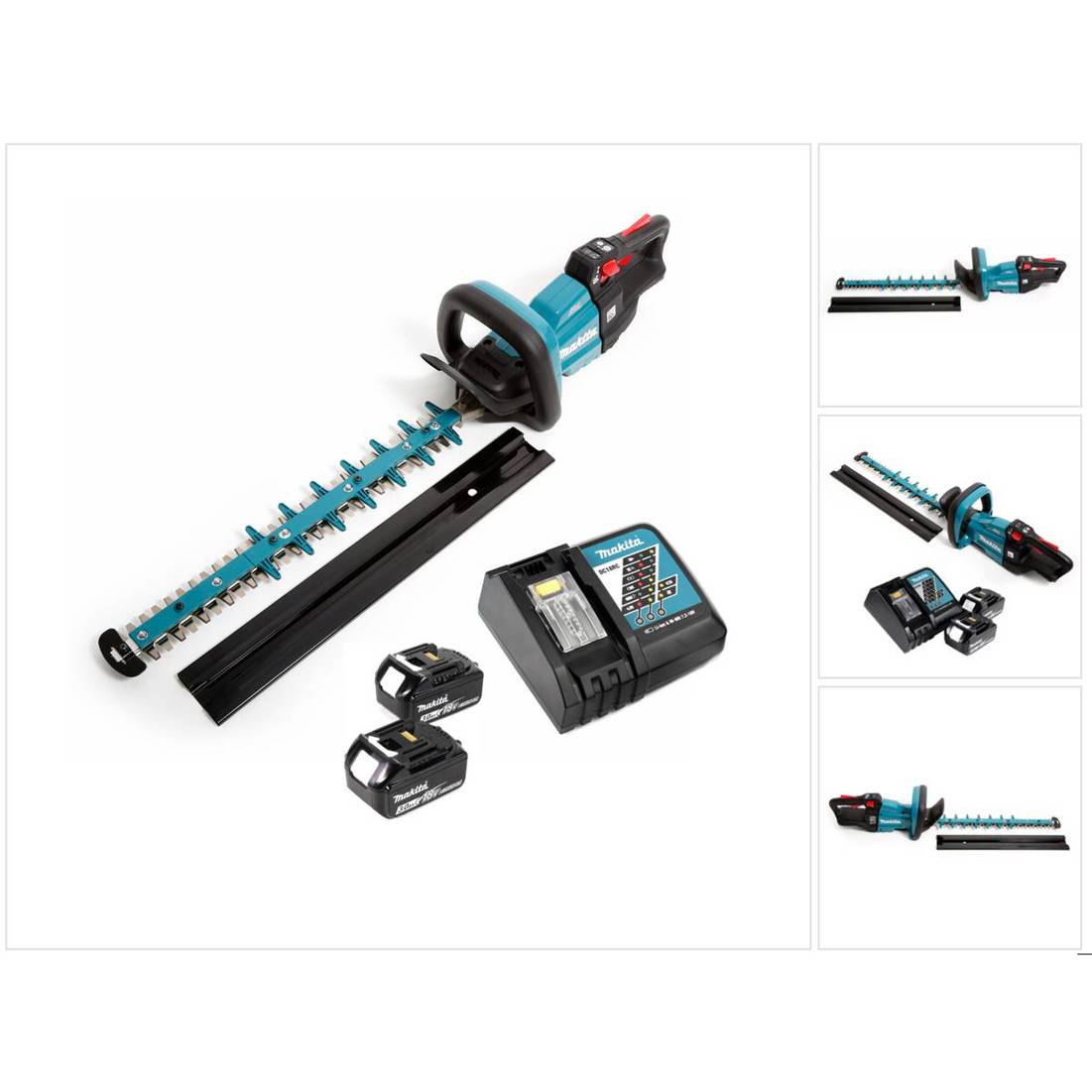 Makita - Akku Heckenschere - DUH 502 RF - Akku-Heckenschere - 18V, 50 cm Schnittlänge, inkl. 2x 3,0Ah Akkus